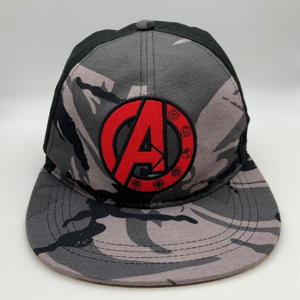 Marvel Avengers Youth Camo Logo Embroidered Superheros Snapback Hat
